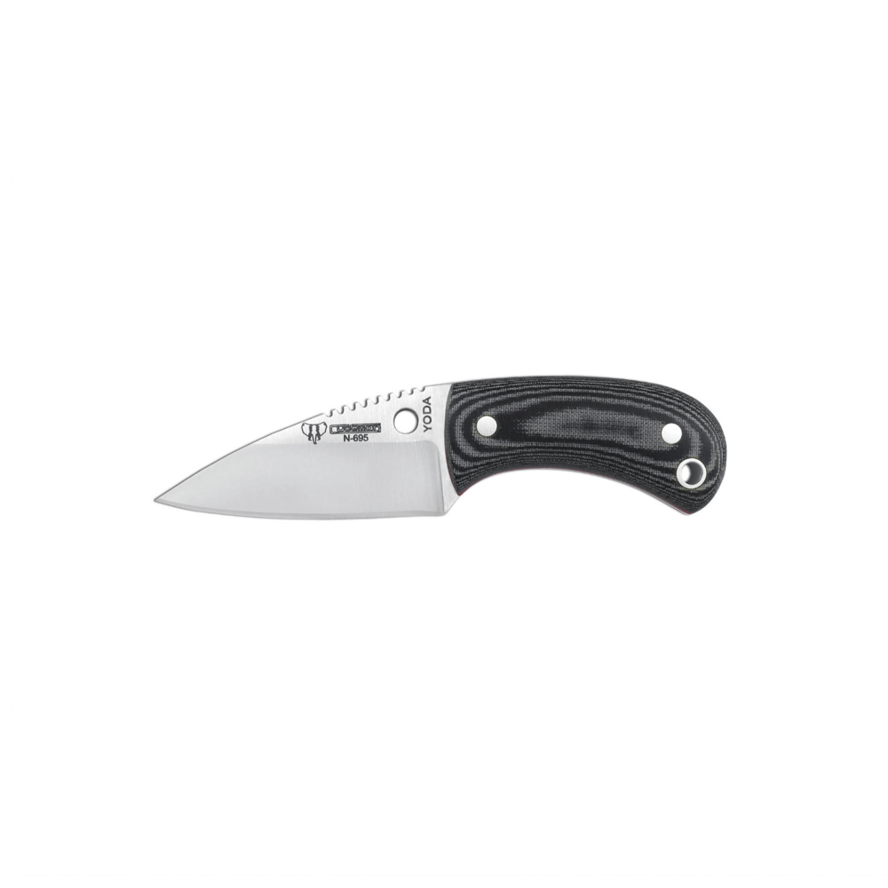 Krieghoff Needle Point Fixed Blade Knife with Black Micarta Handle by Cudeman