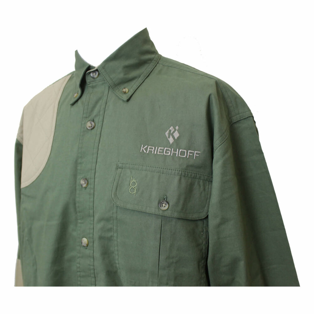 Shirt, Hunting, LS, Green/Tan