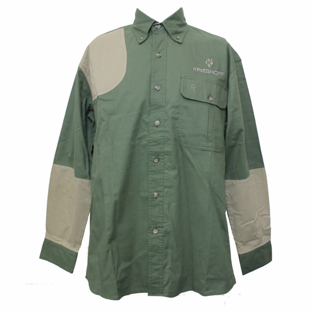 Shirt, Hunting, LS, Green/Tan