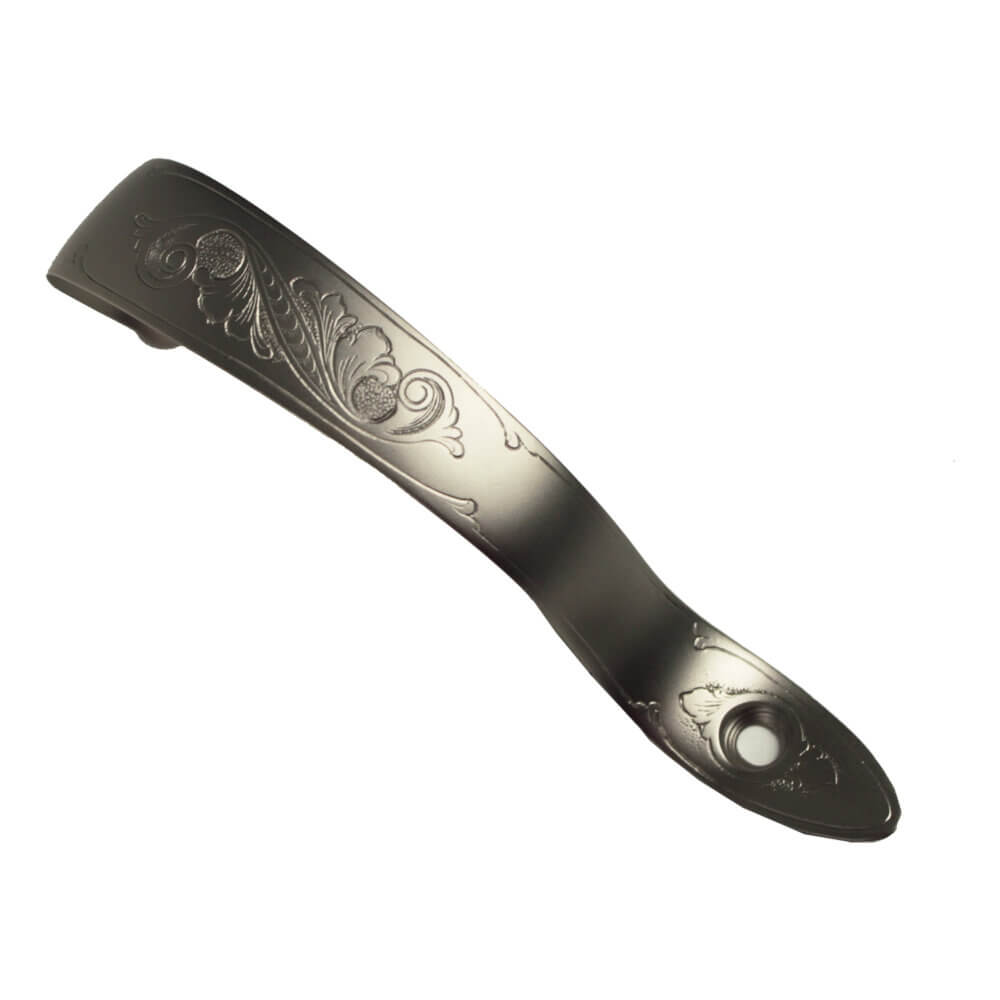 K-80 Trigger Guard, Nickel, Custom Super Scroll