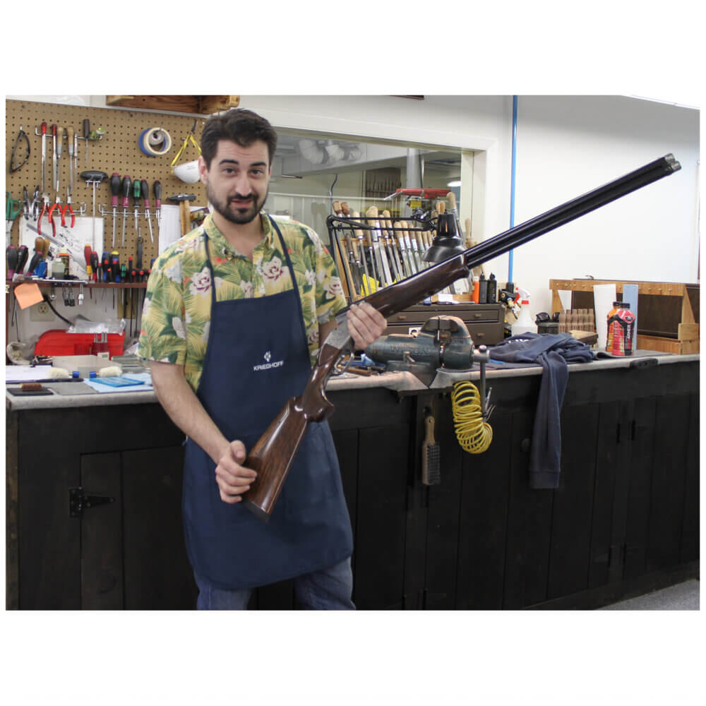 Krieghoff Shop Apron, Navy Blue