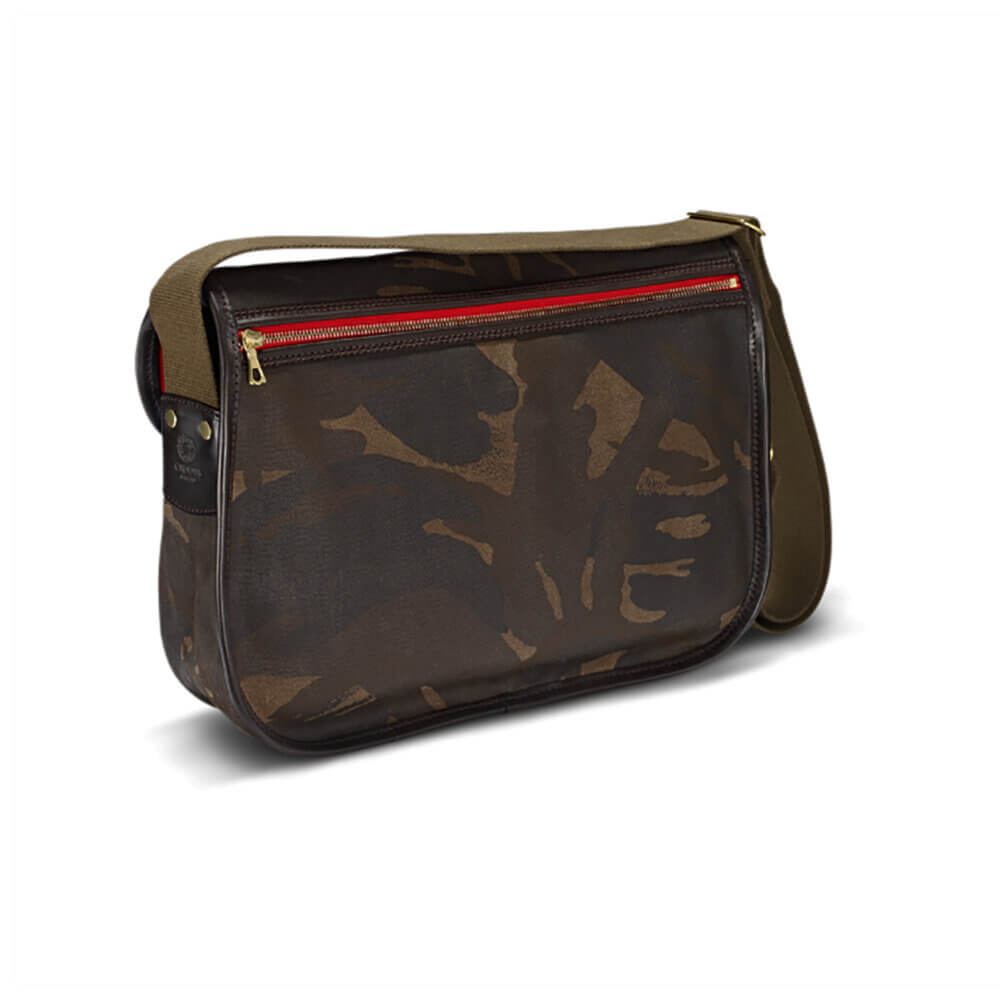 Waxed Camo Carry-All Bag by Croots England