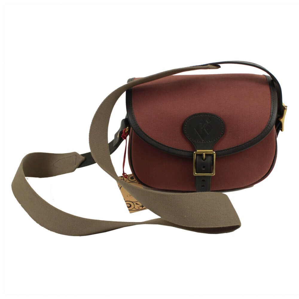 Rosedale Cartridge Bag by Croots England, Fox Tan/Leather