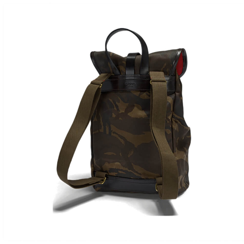 Waxed Camo Rucksack by Croots England