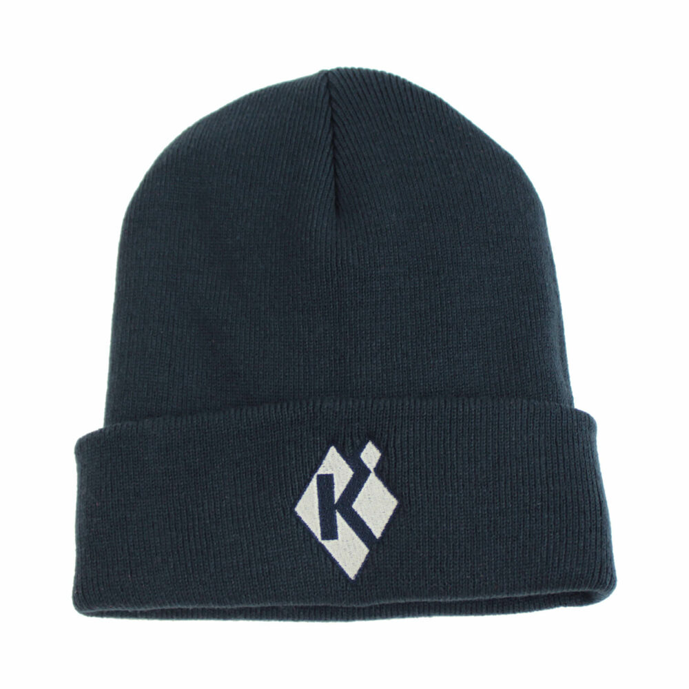 Krieghoff Fleece-Lined Beanie, Navy Blue