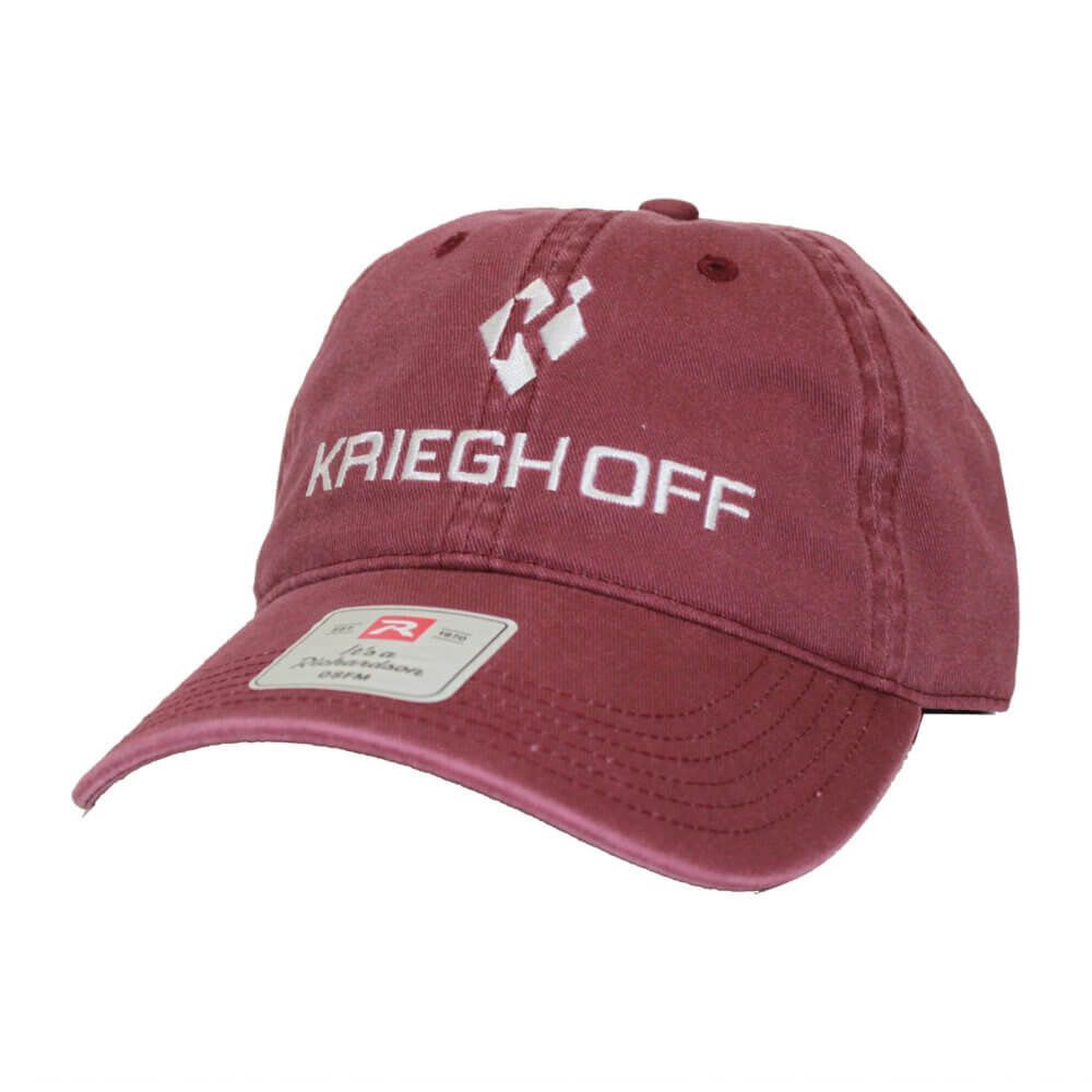 Krieghoff Twill Hat by Richardson, Maroon
