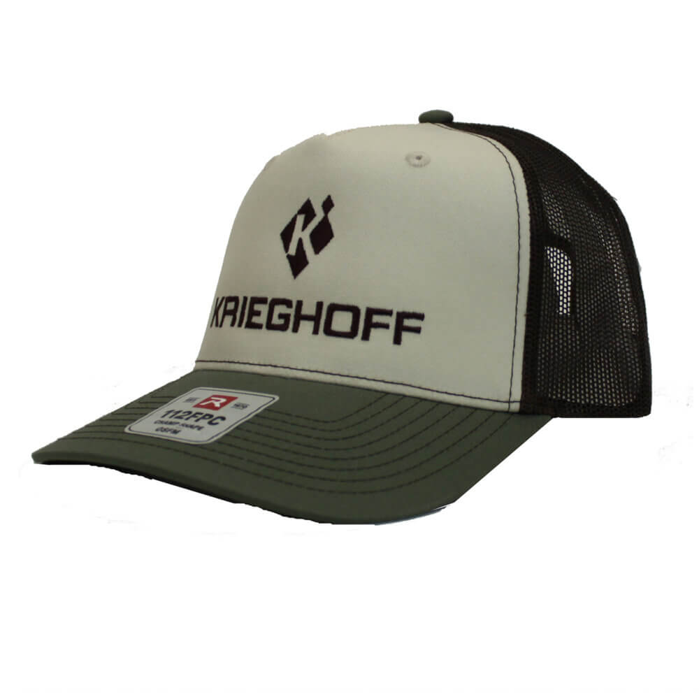 Krieghoff “Richardson” Trucker Hat, Birch/Brown/Loden