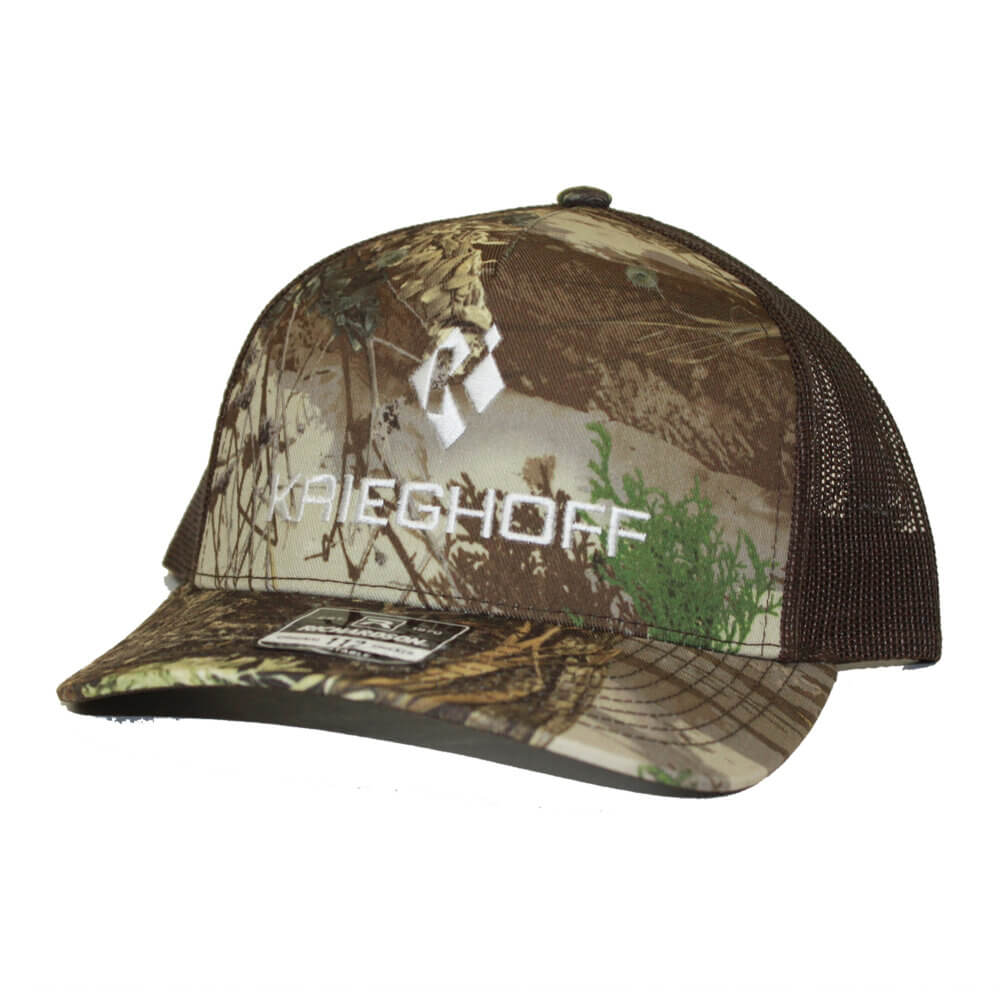 Hat, Richardson Trucker, Realtree/Brown w/White Logo