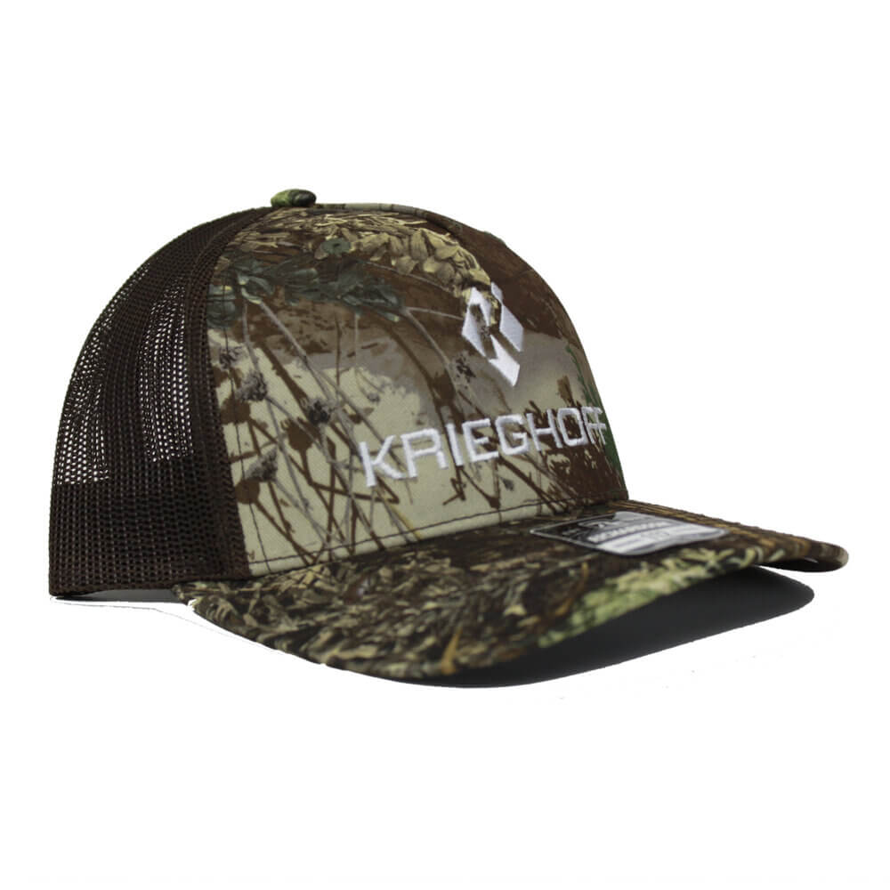Hat, Richardson Trucker, Realtree/Brown w/White Logo