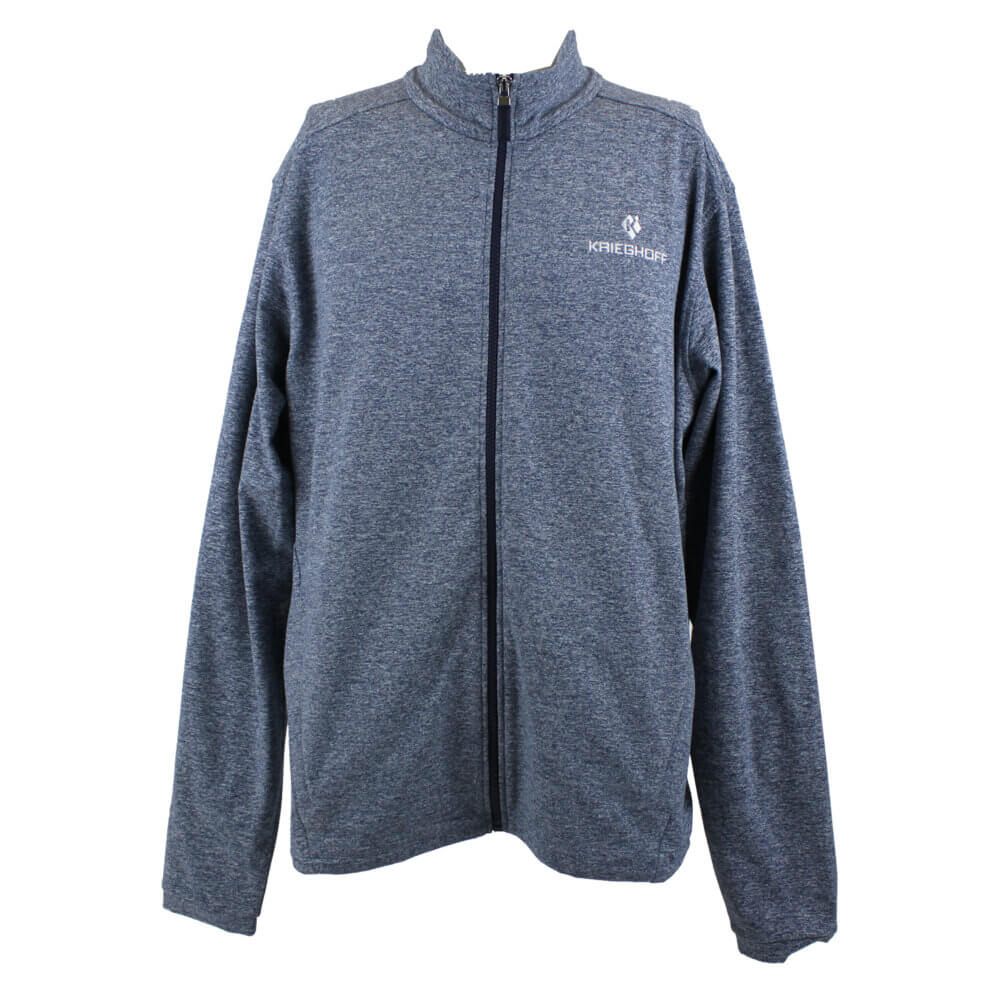 Men’s “Alpine” Full Zip Jacket, Navy Blue