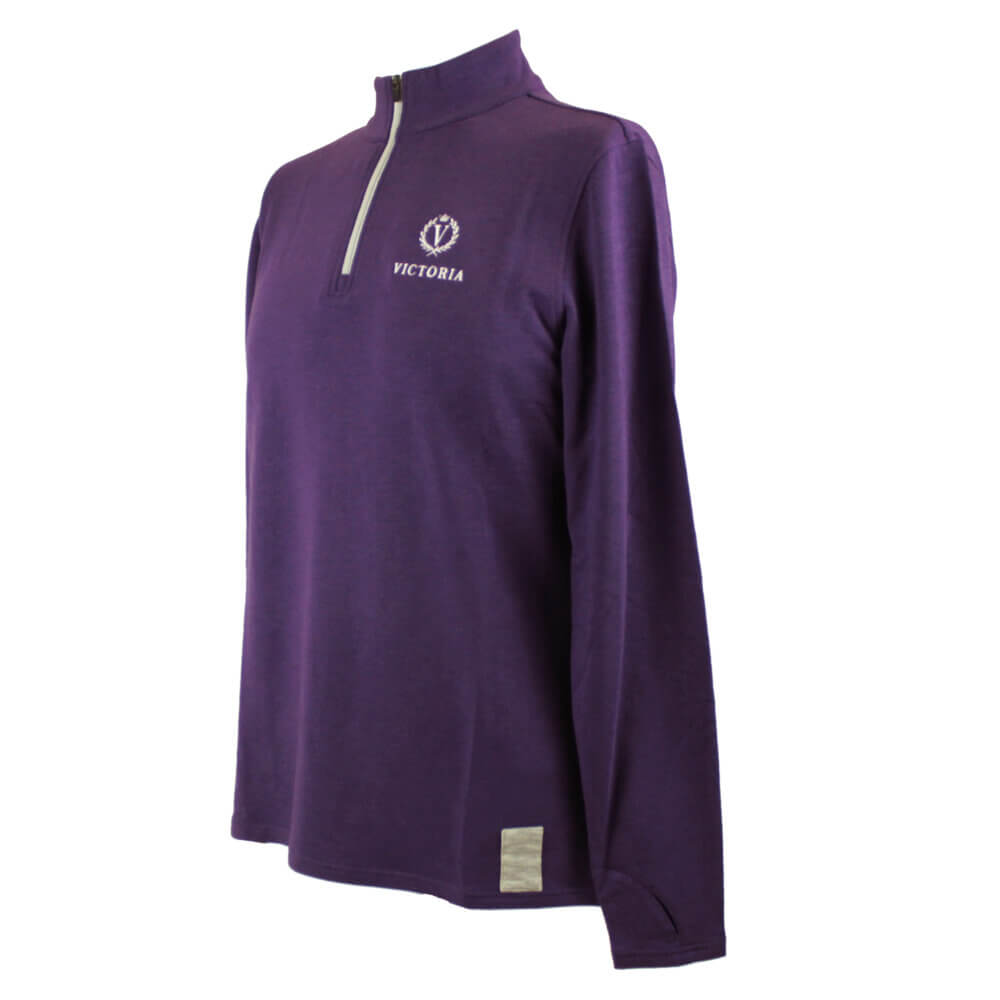 Victoria Ladies’ “Beachwood” 1/2 Zip Jacket, Berry