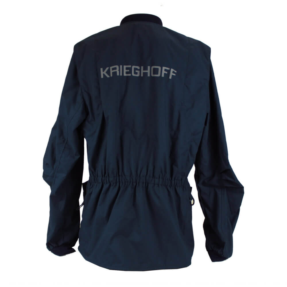 Krieghoff Microfiber Shooting Jacket by Castellani, Navy Blue