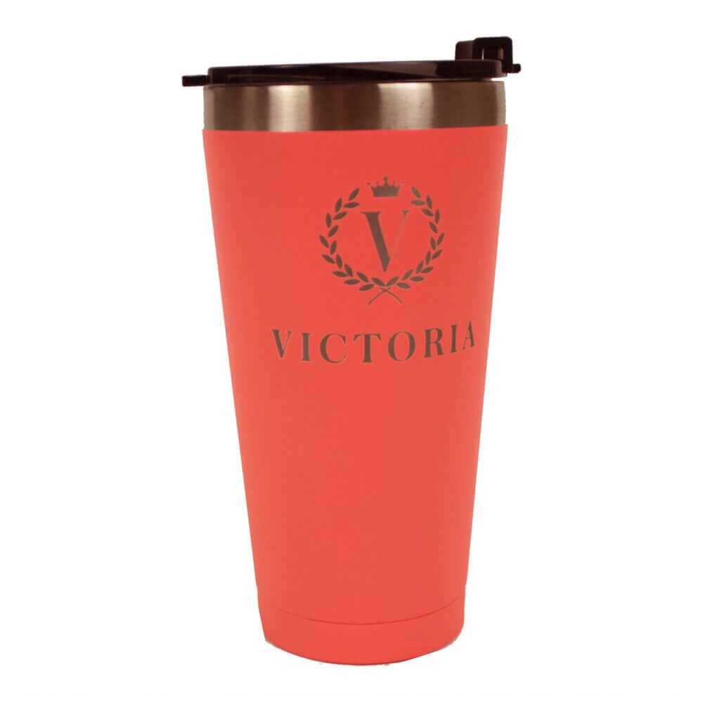 Krieghoff Victoria Travel Mug, Coral