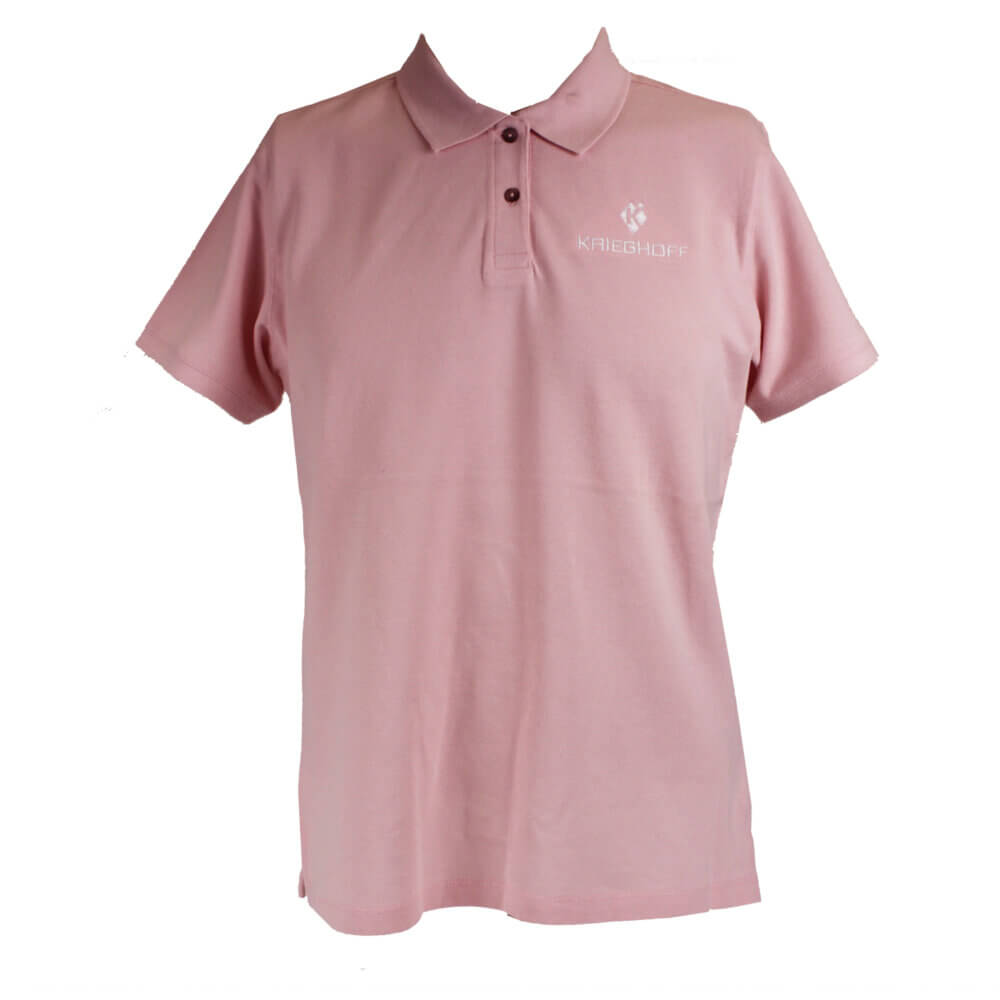 Ladies’ Cotton Polo Shirt, Pink