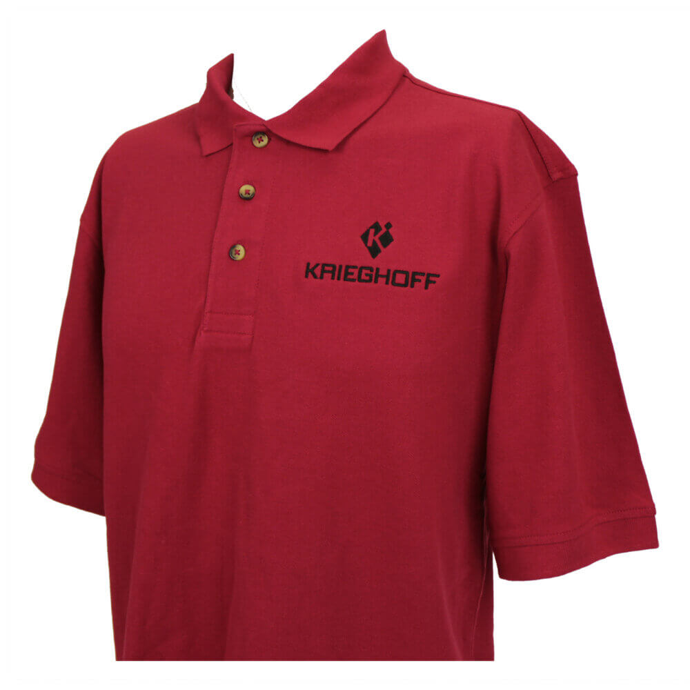 Krieghoff Cotton Polo Shirt, Red