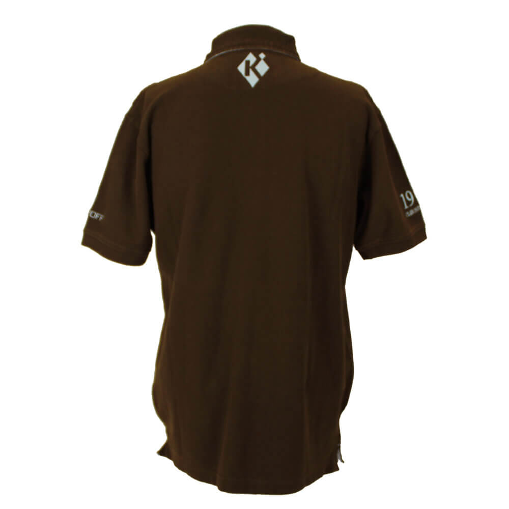 “Hubert” Cotton Polo Shirt by Club Interchasse, Brown