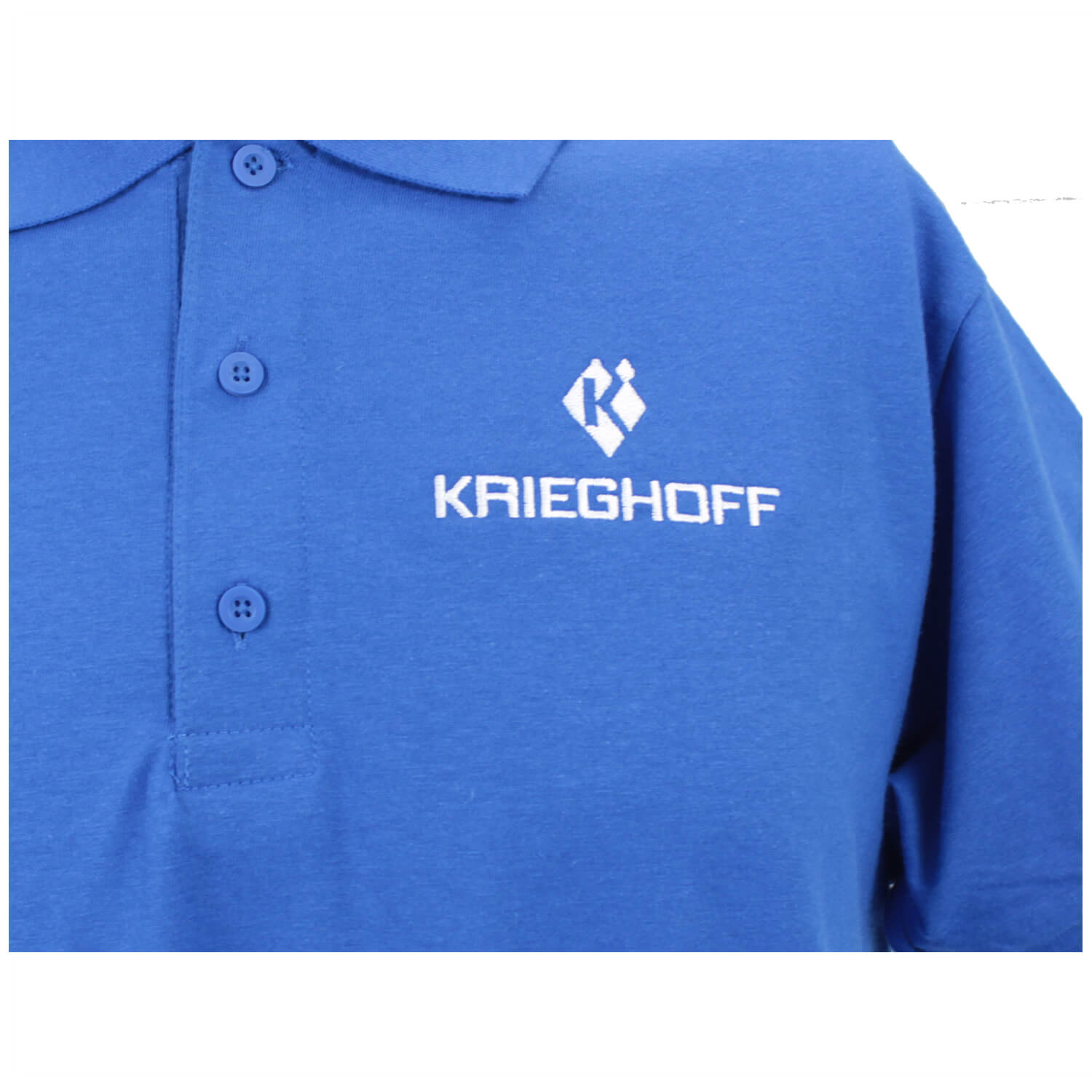 DryBlend Jersey Polo Shirt, Royal Blue - thumbnail 2