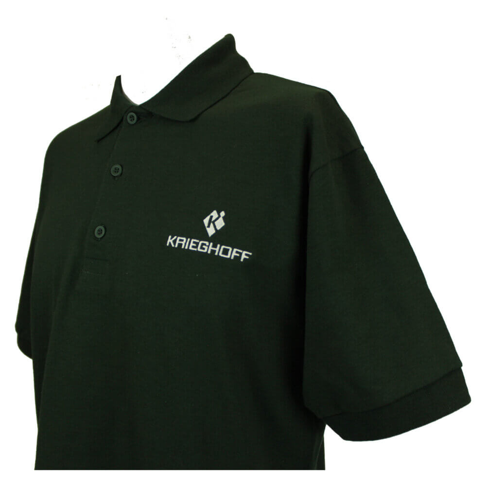 DryBlend Jersey Polo Shirt, Forest Green