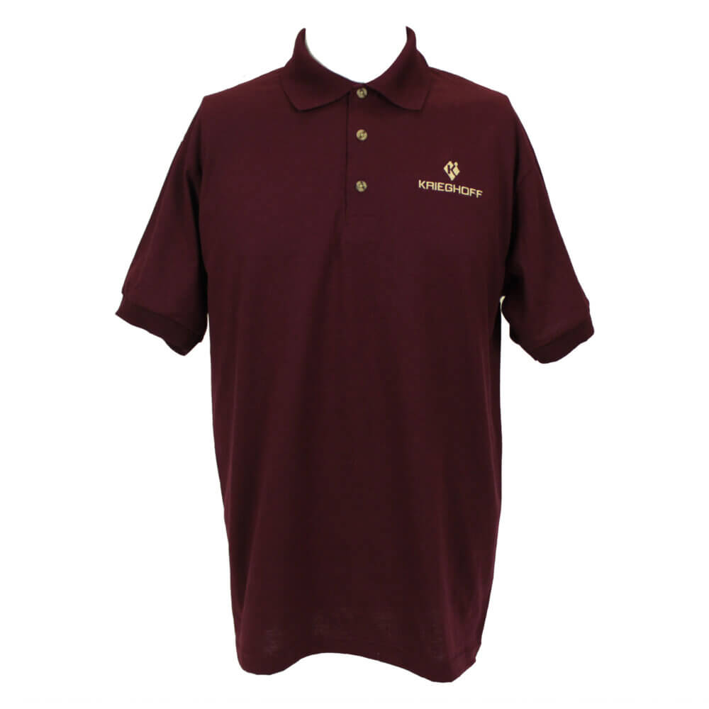 DryBlend Jersey Polo Shirt, Maroon