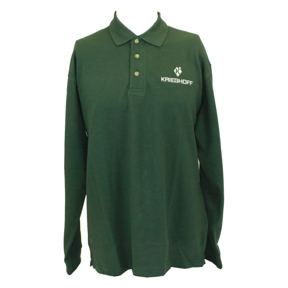 Krieghoff Polo, Superblend Long Sleeve, Hunter Green