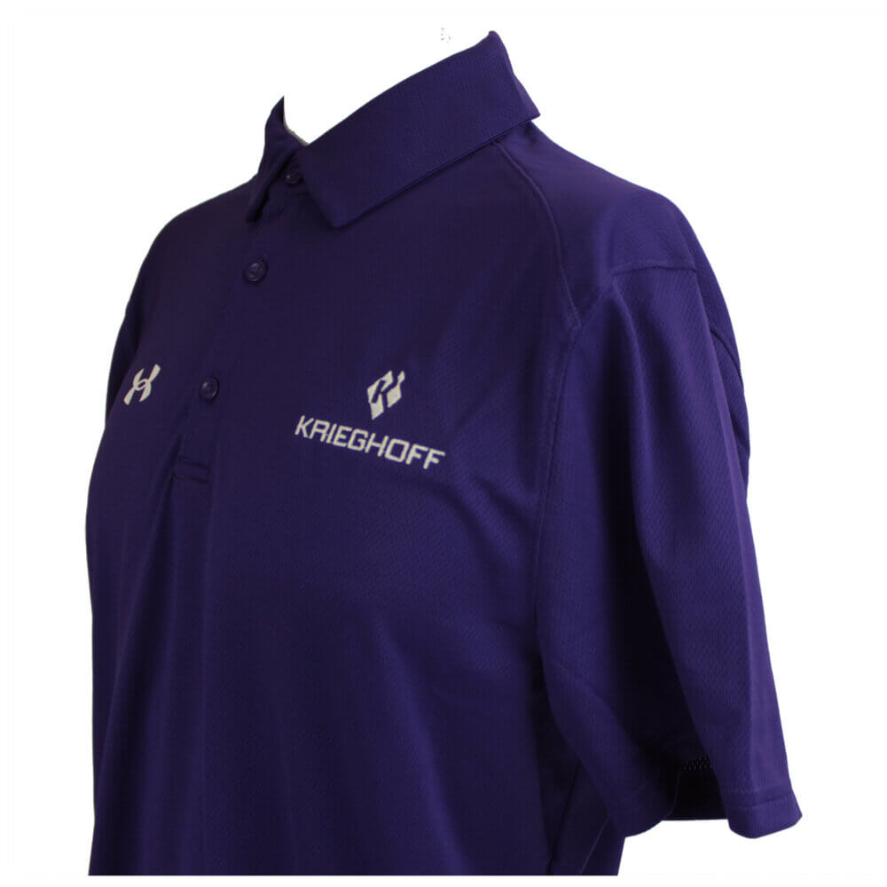 Under Armour Men’s Tech™ Polo Shirt, Purple – Medium Only