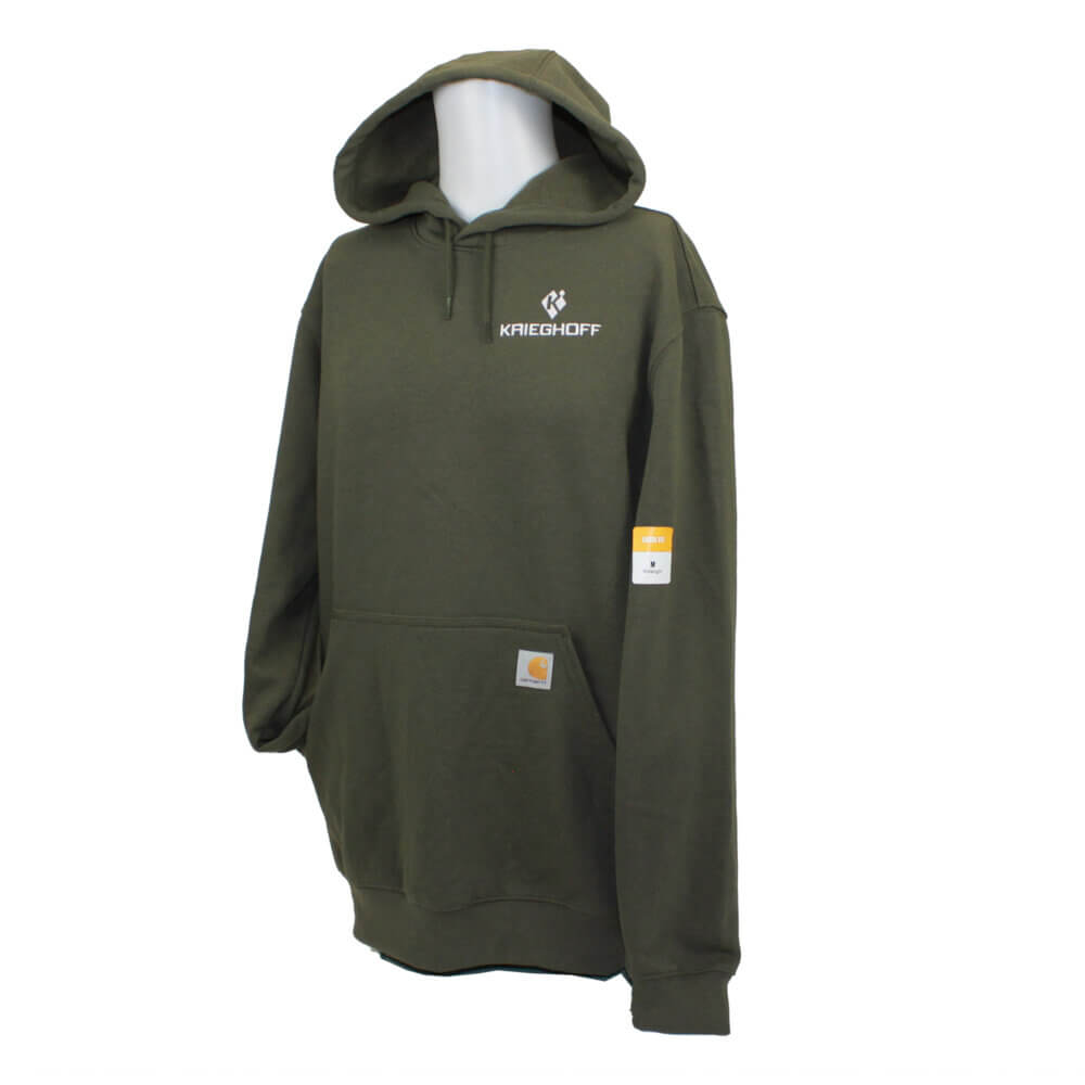 Krieghoff Hooded Sweatshirt by Carhartt, Moss Green