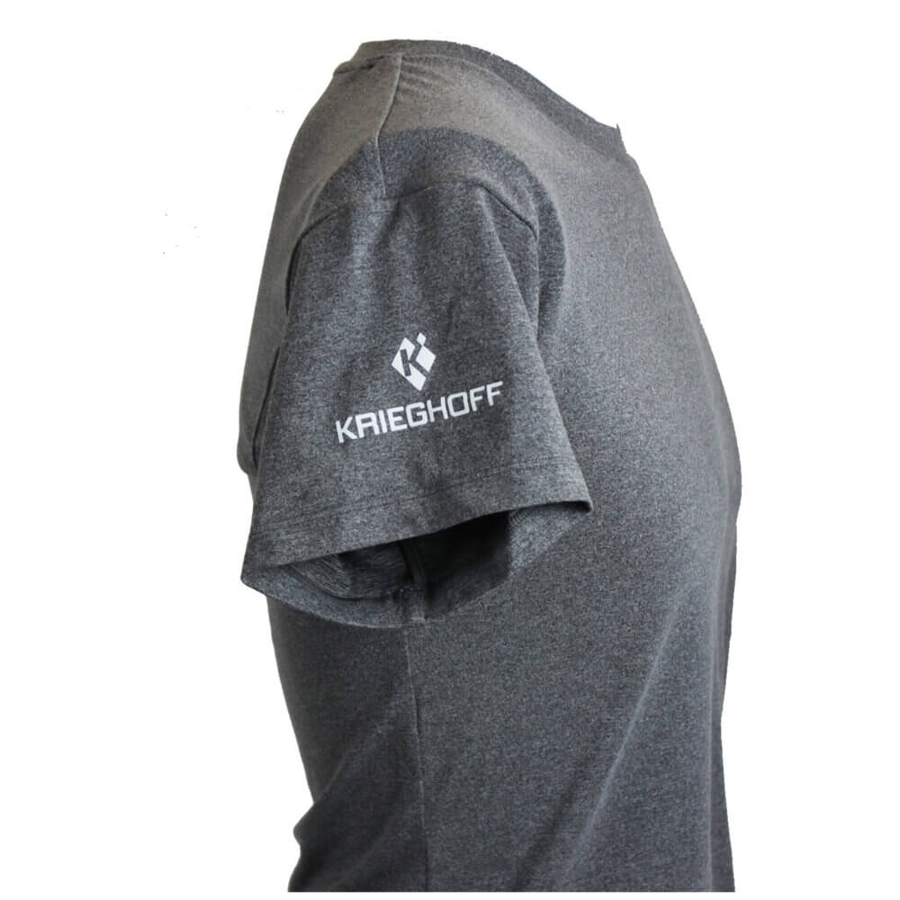 Krieghoff Tee, Ladies Crew by Born Primitive, Heather Grey