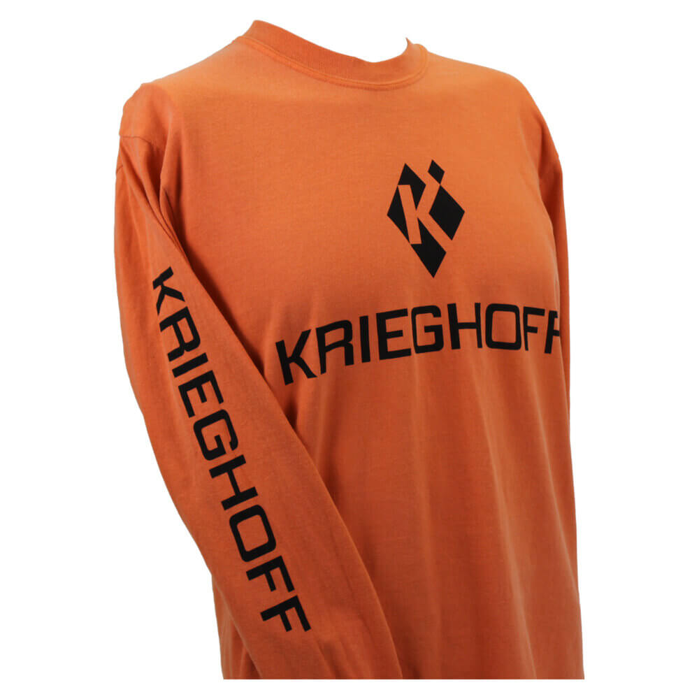 Krieghoff Long Sleeve Tee by Comfort Colors, Burnt Orange