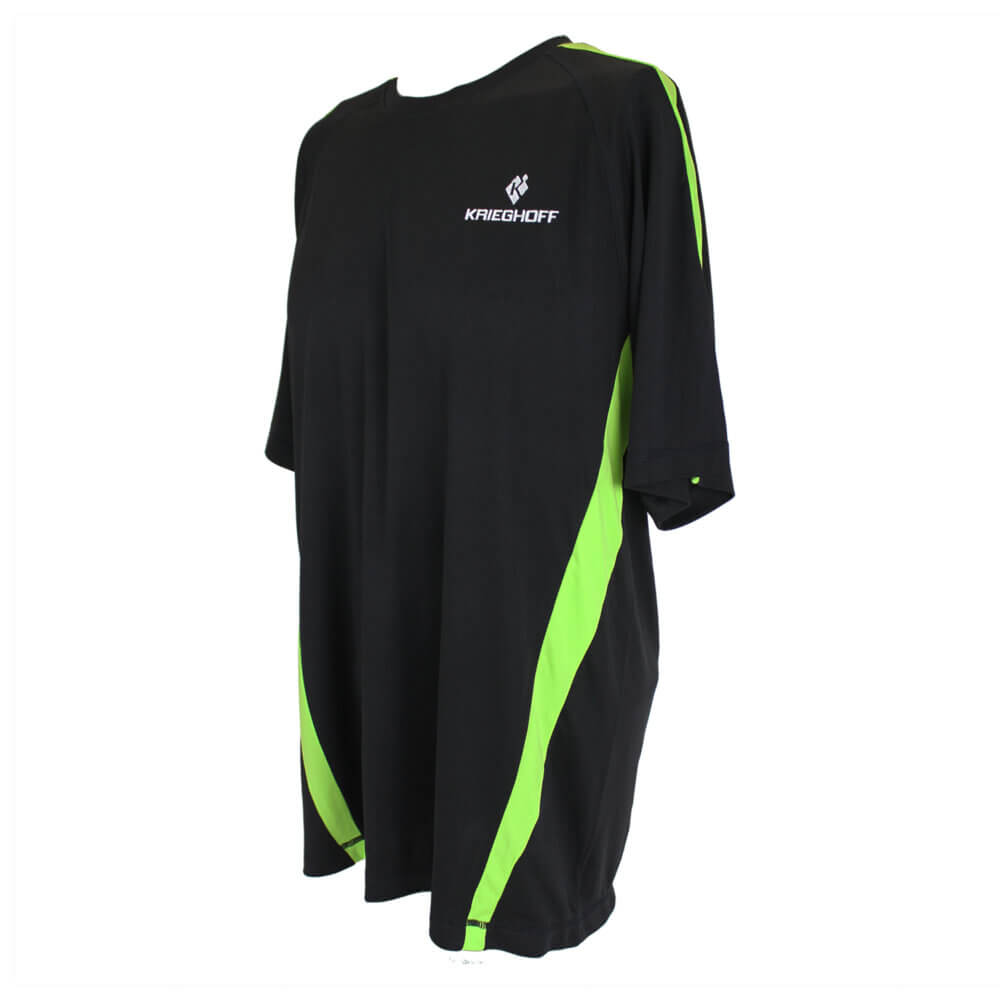 Krieghoff Performance T-Shirt, Black/Lime Green