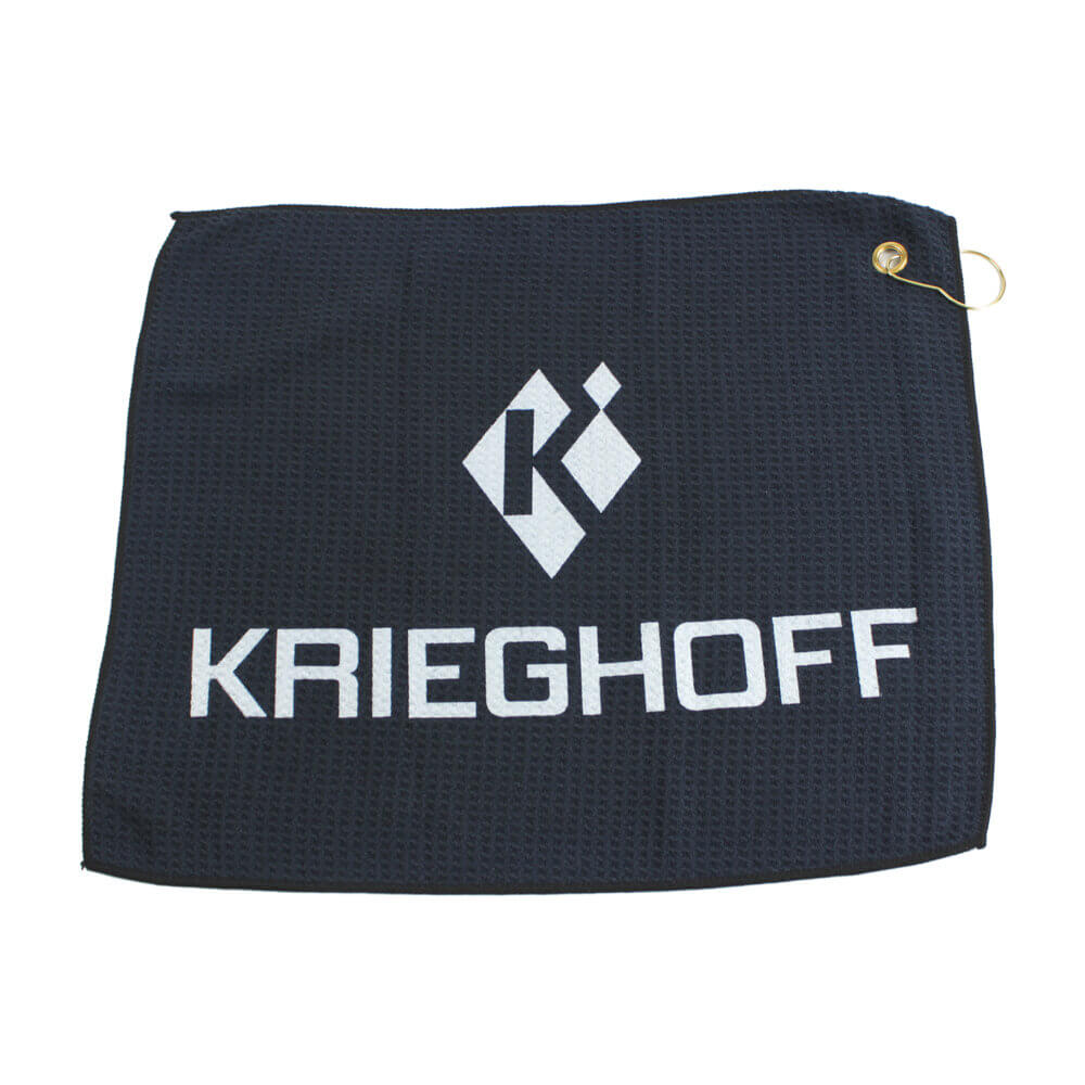 Krieghoff Waffle Knit Gun Towel, Black