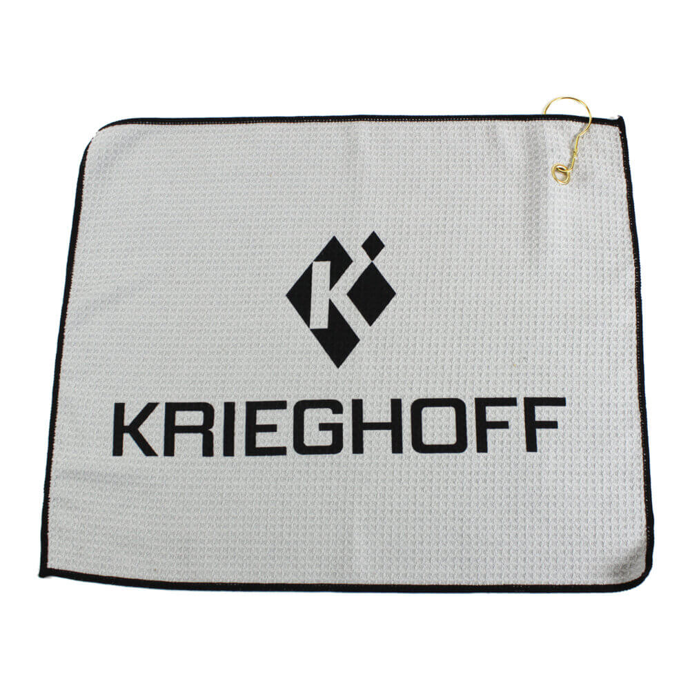 Krieghoff Waffle Knit Gun Towel, Grey