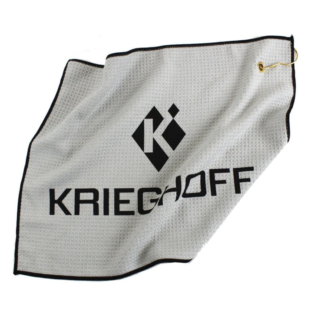 Krieghoff Waffle Knit Gun Towel, Grey