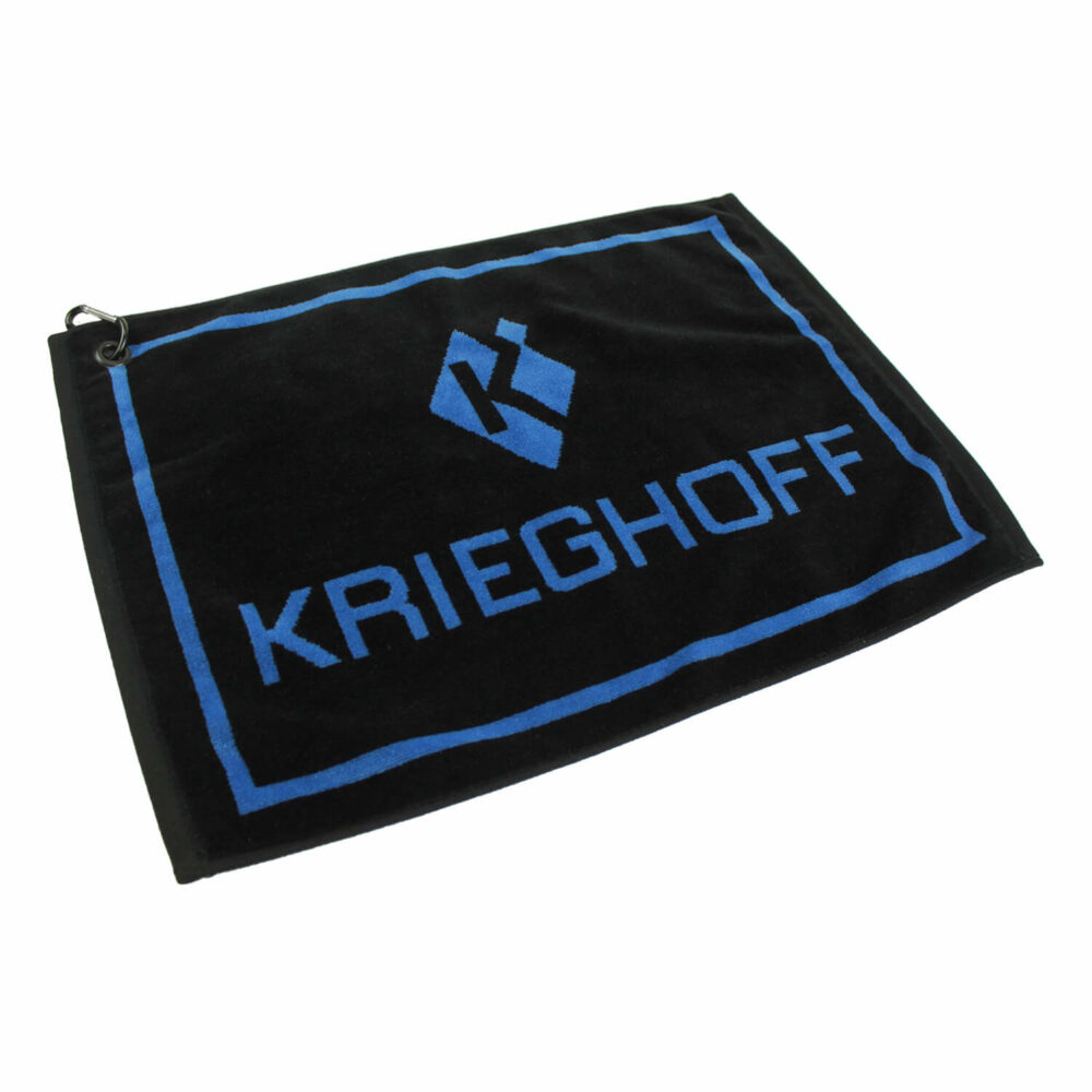 Krieghoff Woven Gun Towel – Blue/Black