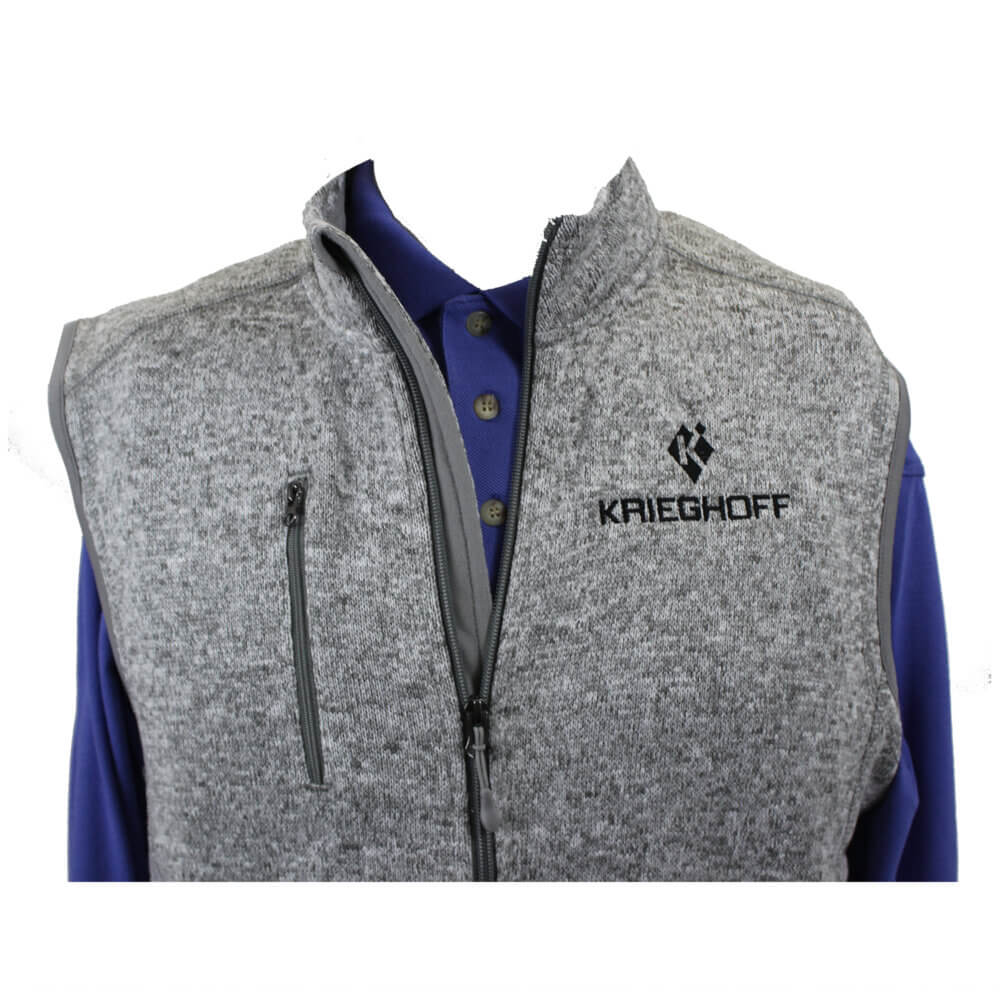 Kreighoff Vest, Heathered Fleece Gray