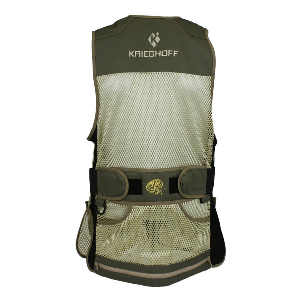 Krieghoff Ladies’ Mesh Vest by MizMac – Right Handed, Sage and Khaki