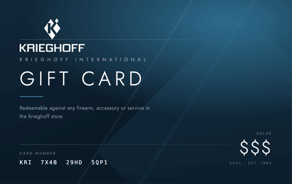 Krieghoff gift card